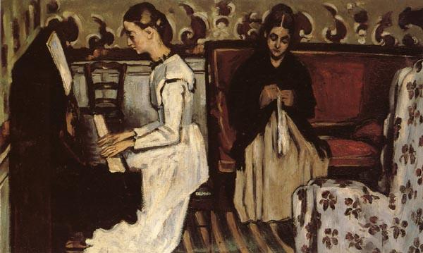 Paul Cezanne Young Girl at the Piano oil painting image